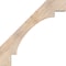 Ekena Millwork 5 1/2"W x 34"D x 34"H Merced Smooth Knee Brace, Douglas Fir BRC06X34X34MRC00SDF - alternate 2